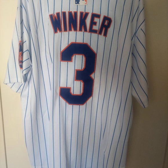 Jesse Winker NY Mets White Stitched Jersey. Size 2XL. NWT - Picture 3 of 5
